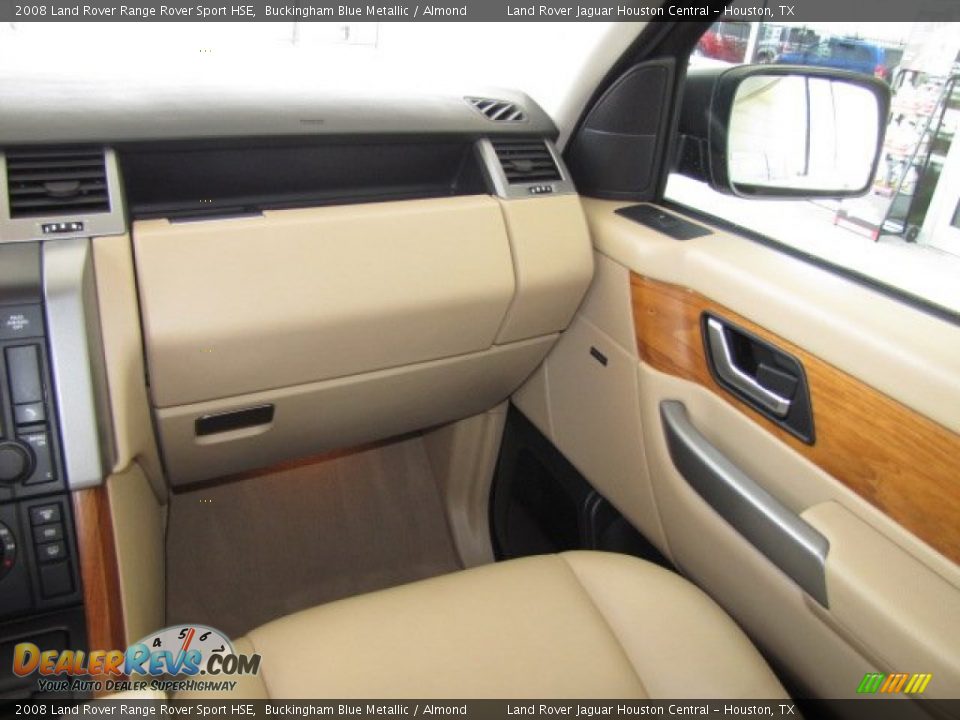 2008 Land Rover Range Rover Sport HSE Buckingham Blue Metallic / Almond Photo #31