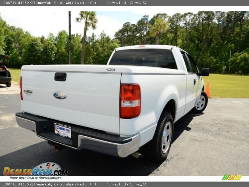 2007 Ford F150 XLT SuperCab Oxford White / Medium Flint Photo #5