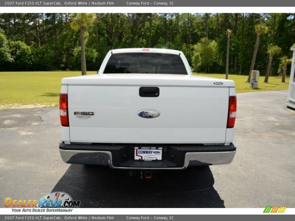 2007 Ford F150 XLT SuperCab Oxford White / Medium Flint Photo #6