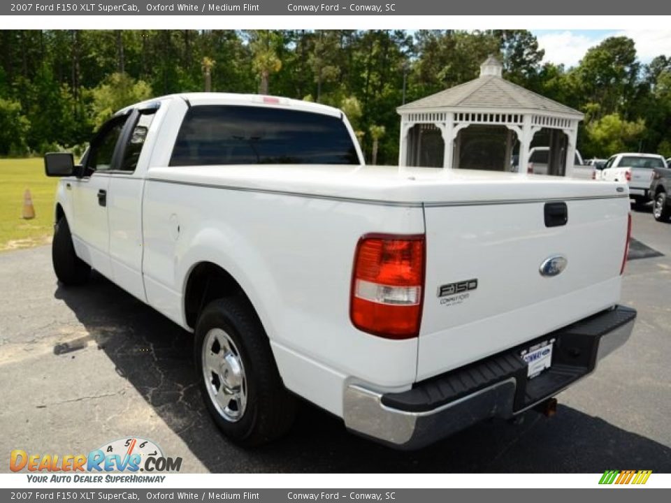 2007 Ford F150 XLT SuperCab Oxford White / Medium Flint Photo #7