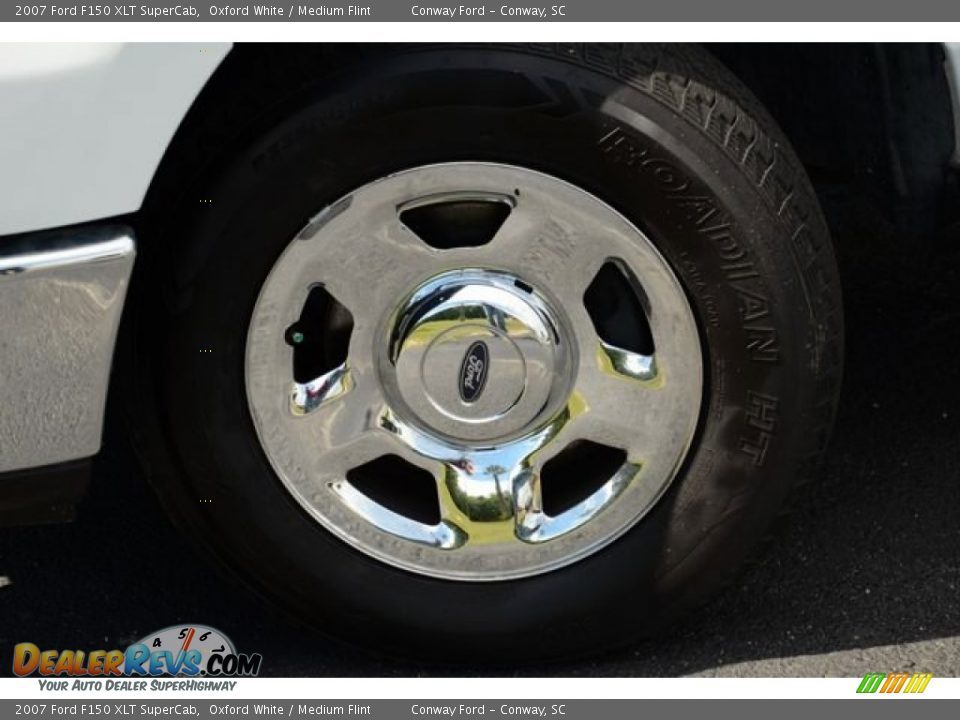 2007 Ford F150 XLT SuperCab Oxford White / Medium Flint Photo #9