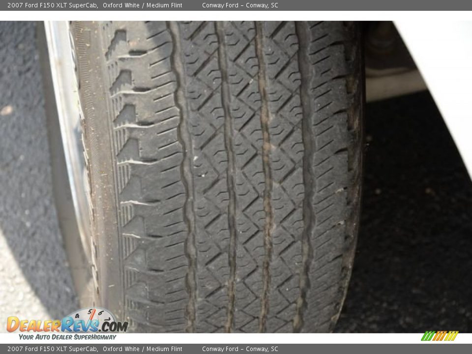 2007 Ford F150 XLT SuperCab Oxford White / Medium Flint Photo #10