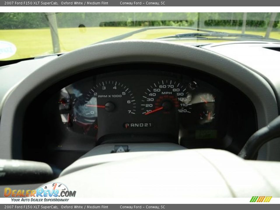 2007 Ford F150 XLT SuperCab Oxford White / Medium Flint Photo #20