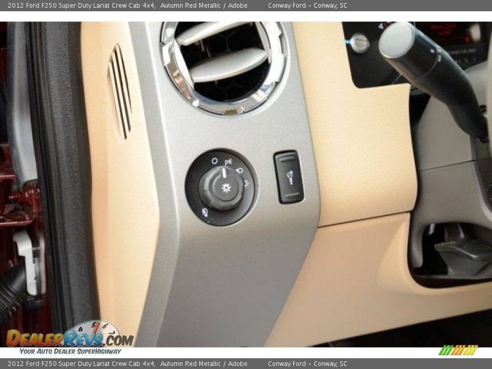 2012 Ford F250 Super Duty Lariat Crew Cab 4x4 Autumn Red Metallic / Adobe Photo #26