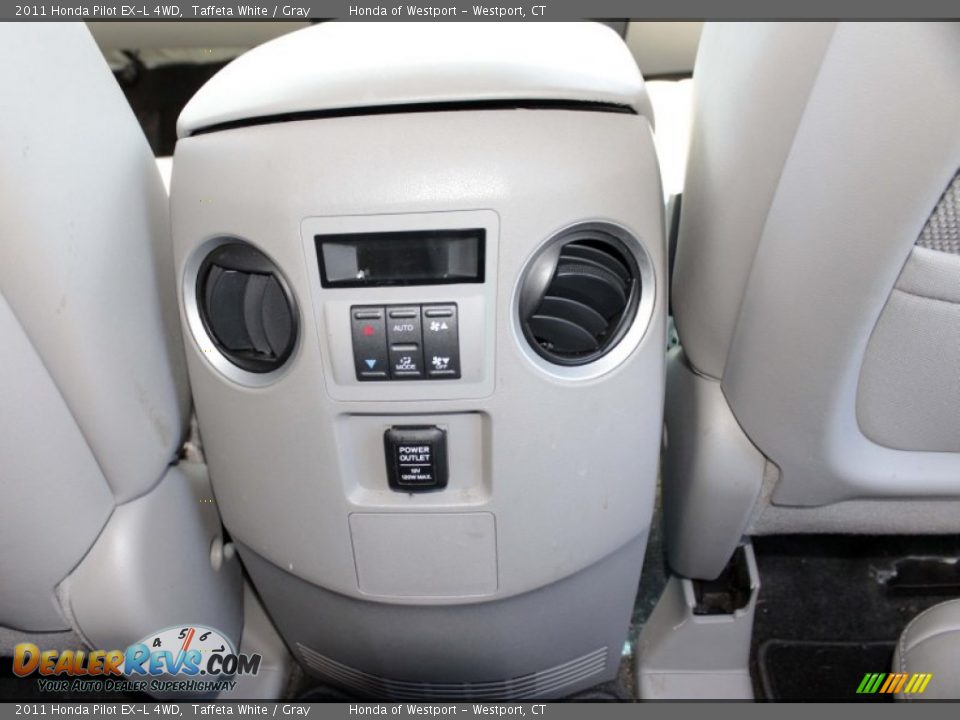 2011 Honda Pilot EX-L 4WD Taffeta White / Gray Photo #12