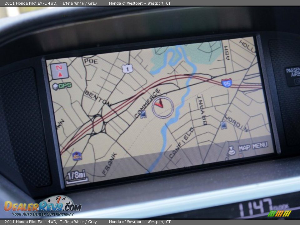 2011 Honda Pilot EX-L 4WD Taffeta White / Gray Photo #14