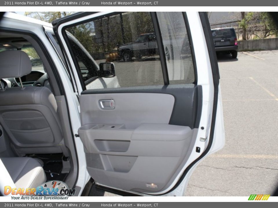 2011 Honda Pilot EX-L 4WD Taffeta White / Gray Photo #22