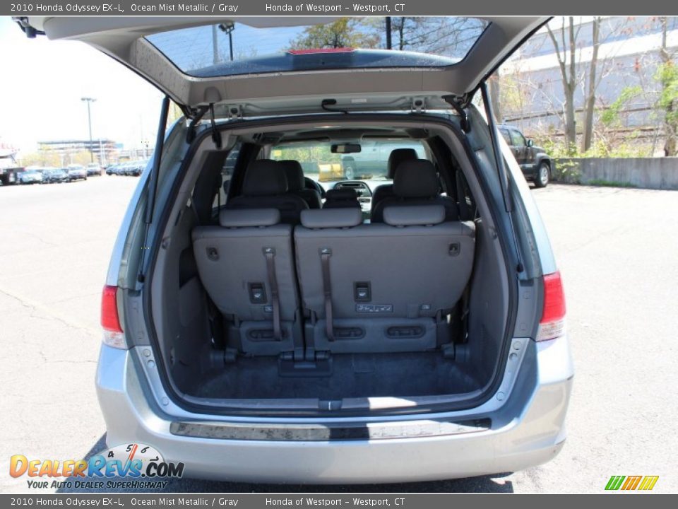 2010 Honda Odyssey EX-L Ocean Mist Metallic / Gray Photo #8