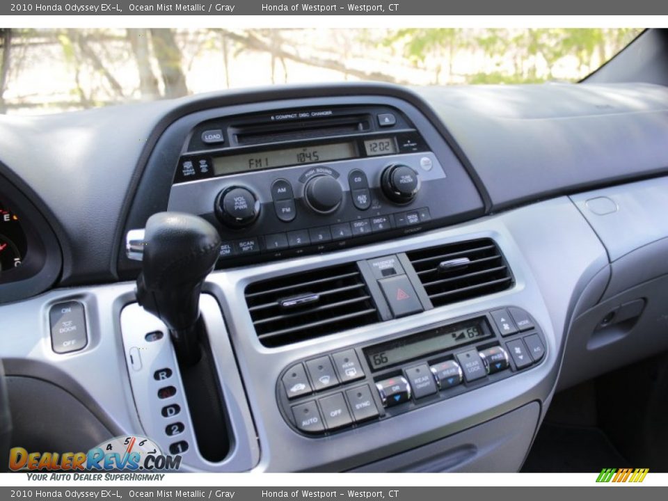 2010 Honda Odyssey EX-L Ocean Mist Metallic / Gray Photo #13