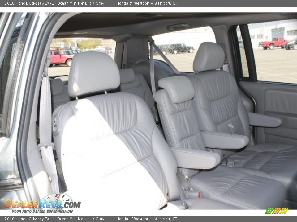 2010 Honda Odyssey EX-L Ocean Mist Metallic / Gray Photo #15