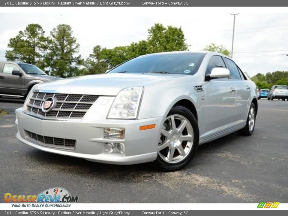 2011 Cadillac STS V6 Luxury Radiant Silver Metallic / Light Gray/Ebony Photo #1
