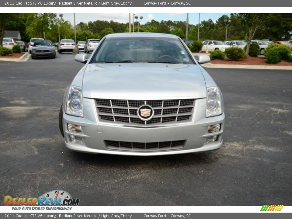 2011 Cadillac STS V6 Luxury Radiant Silver Metallic / Light Gray/Ebony Photo #2