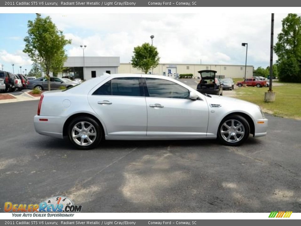 2011 Cadillac STS V6 Luxury Radiant Silver Metallic / Light Gray/Ebony Photo #4