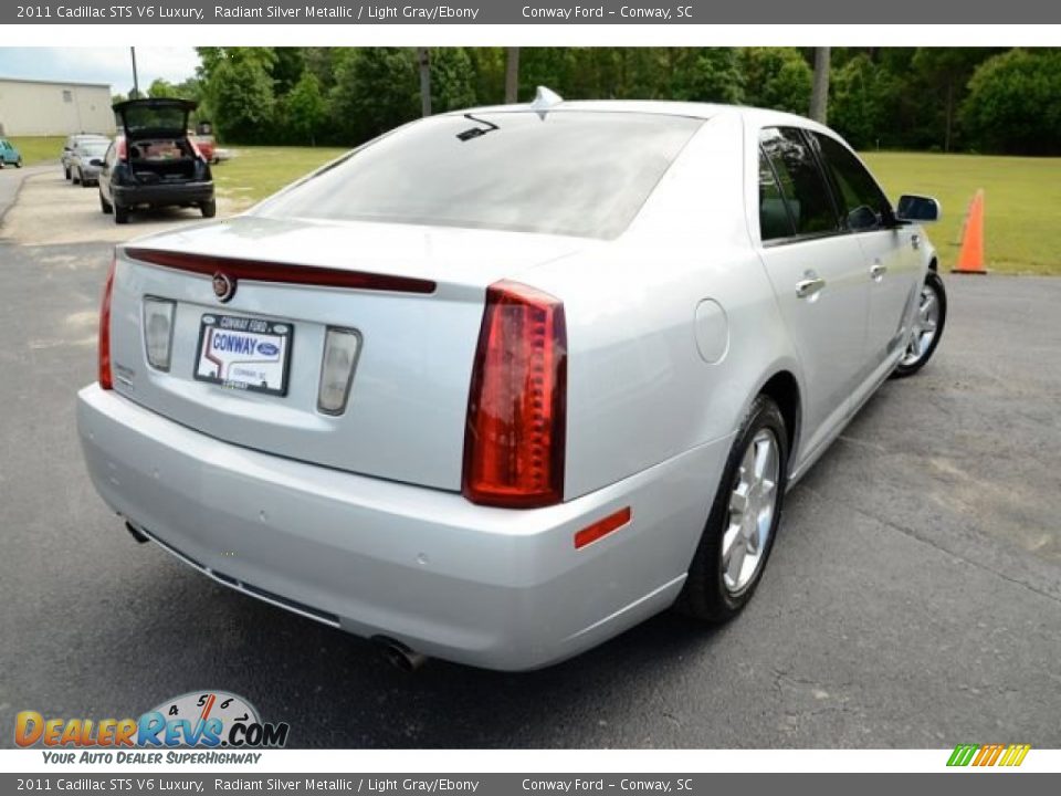 2011 Cadillac STS V6 Luxury Radiant Silver Metallic / Light Gray/Ebony Photo #5