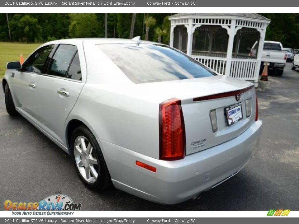2011 Cadillac STS V6 Luxury Radiant Silver Metallic / Light Gray/Ebony Photo #7
