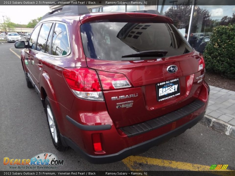 2013 Subaru Outback 2.5i Premium Venetian Red Pearl / Black Photo #5