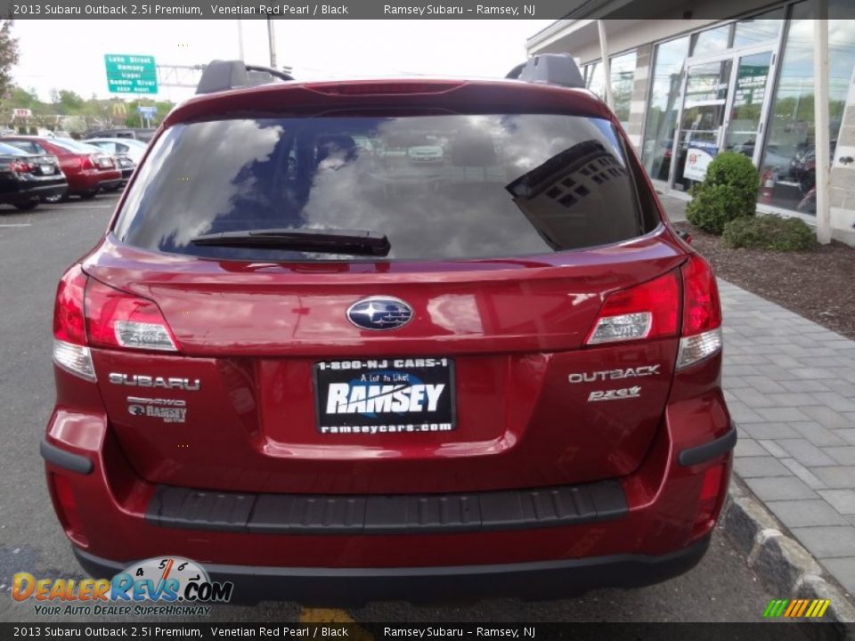 2013 Subaru Outback 2.5i Premium Venetian Red Pearl / Black Photo #6