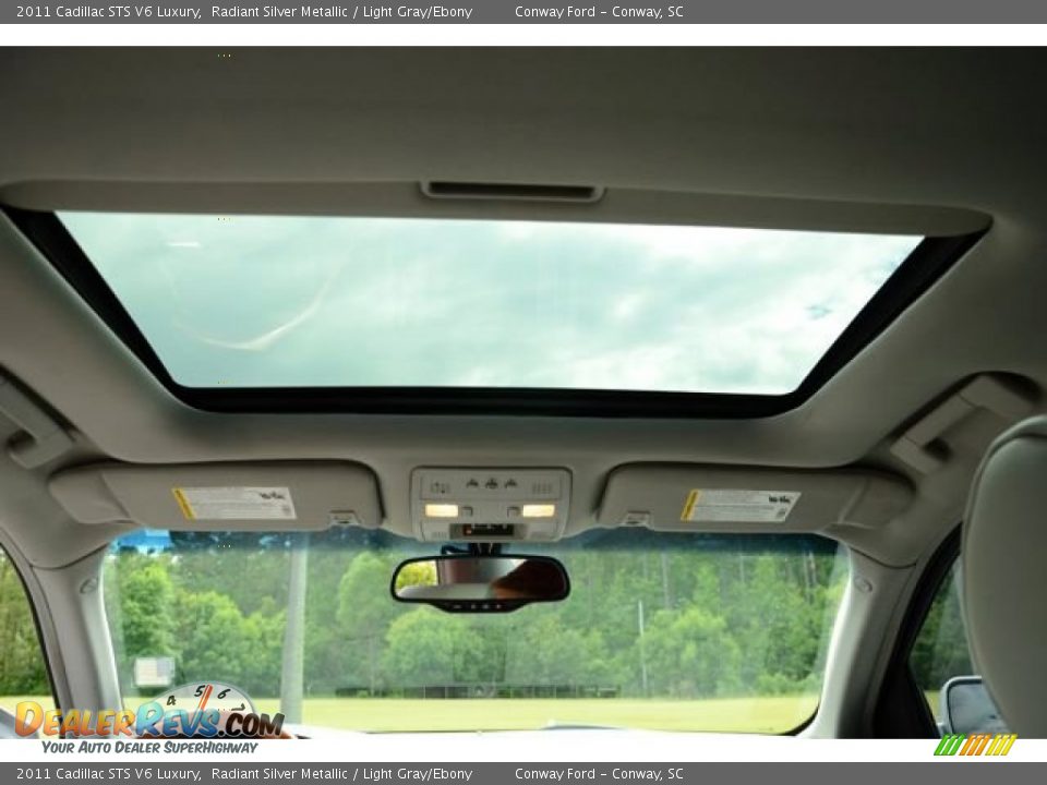 2011 Cadillac STS V6 Luxury Radiant Silver Metallic / Light Gray/Ebony Photo #13