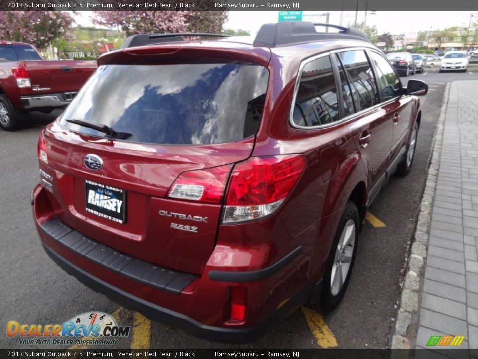 2013 Subaru Outback 2.5i Premium Venetian Red Pearl / Black Photo #7