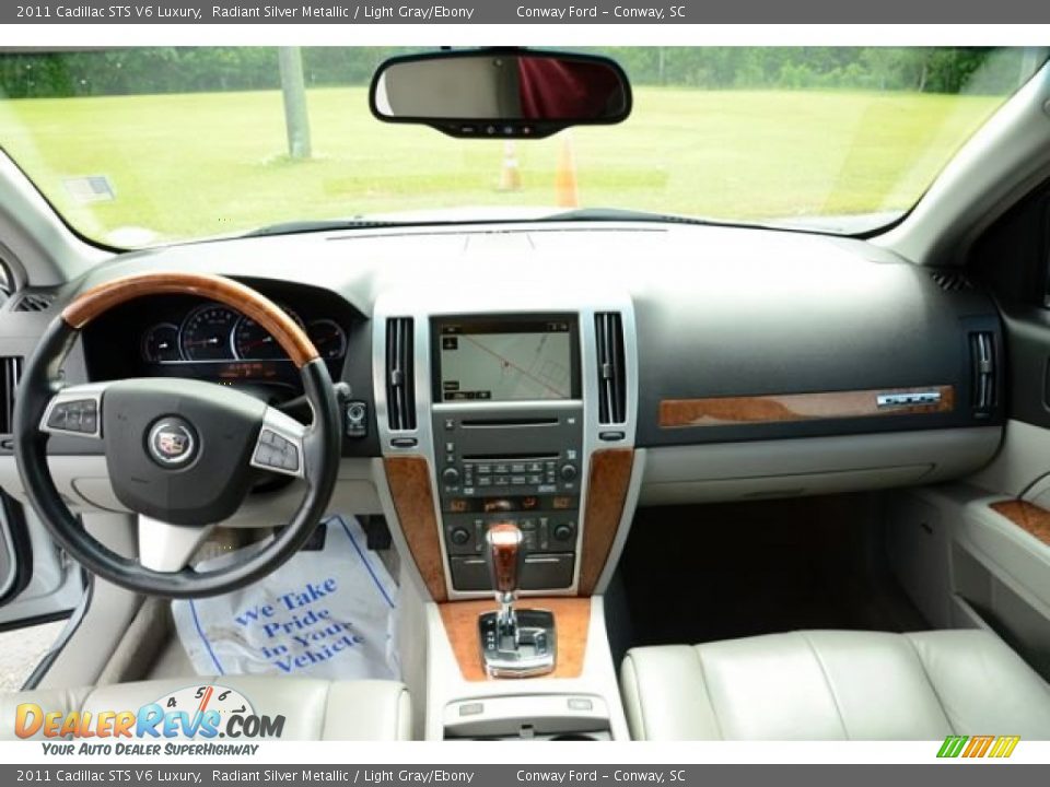 2011 Cadillac STS V6 Luxury Radiant Silver Metallic / Light Gray/Ebony Photo #14