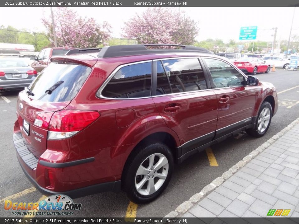 2013 Subaru Outback 2.5i Premium Venetian Red Pearl / Black Photo #8