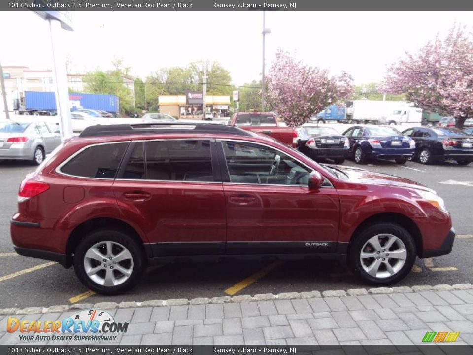 2013 Subaru Outback 2.5i Premium Venetian Red Pearl / Black Photo #9