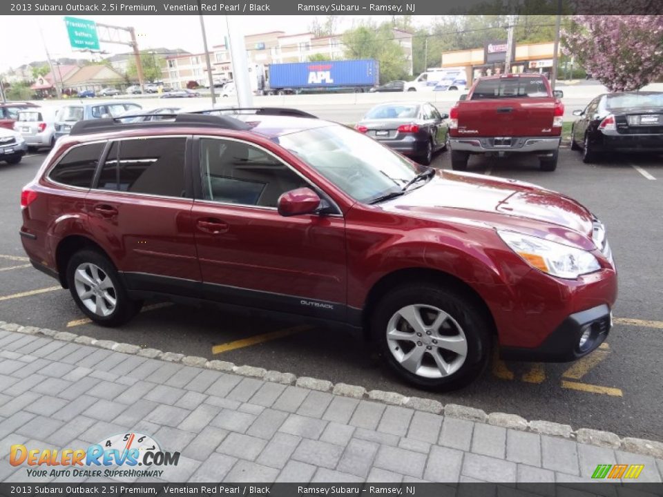 2013 Subaru Outback 2.5i Premium Venetian Red Pearl / Black Photo #10