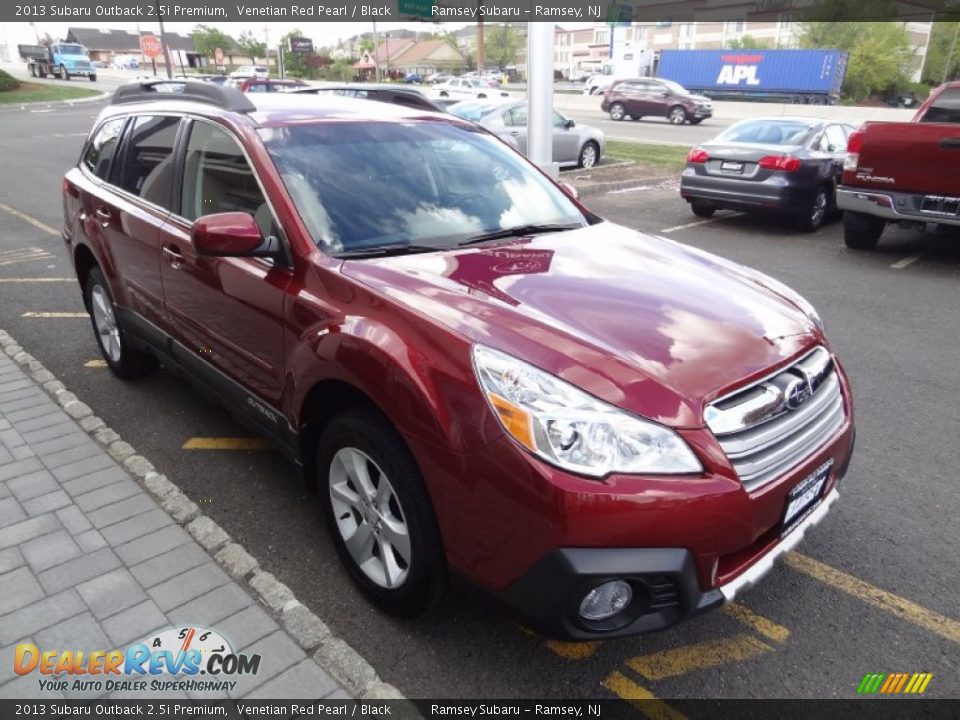2013 Subaru Outback 2.5i Premium Venetian Red Pearl / Black Photo #11