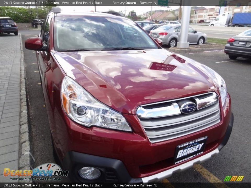 2013 Subaru Outback 2.5i Premium Venetian Red Pearl / Black Photo #12