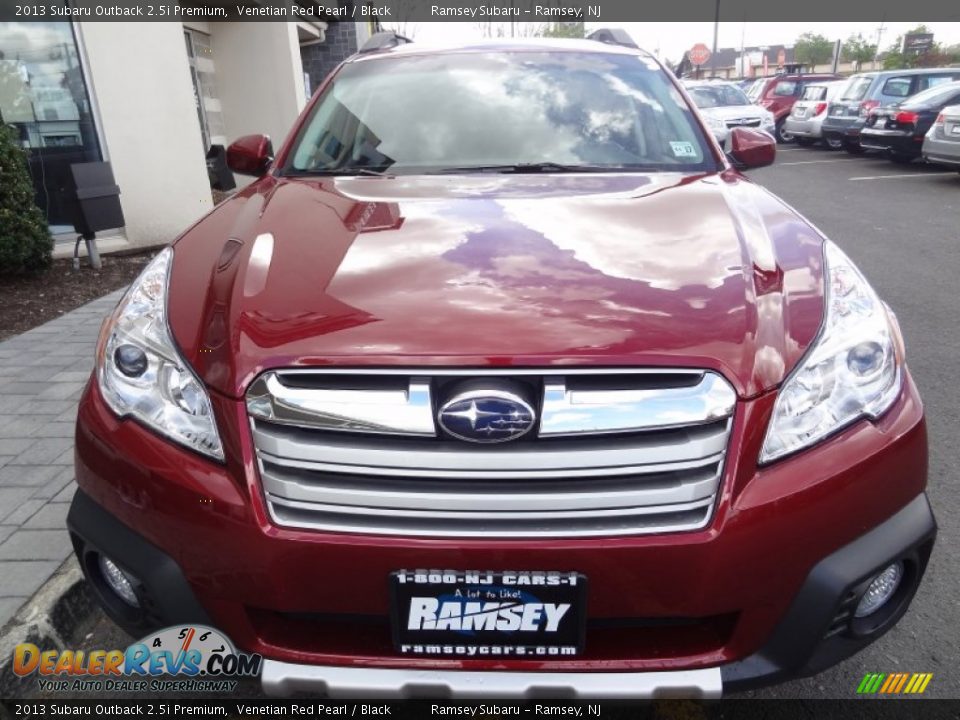 2013 Subaru Outback 2.5i Premium Venetian Red Pearl / Black Photo #13