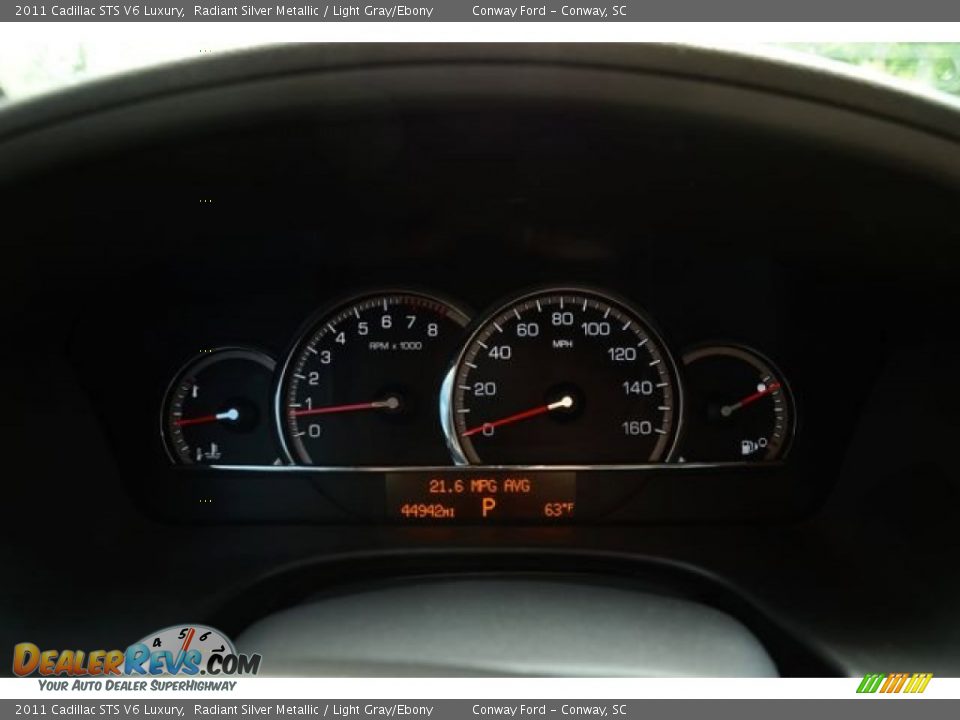 2011 Cadillac STS V6 Luxury Radiant Silver Metallic / Light Gray/Ebony Photo #27