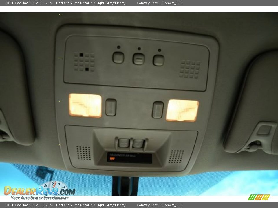 2011 Cadillac STS V6 Luxury Radiant Silver Metallic / Light Gray/Ebony Photo #30