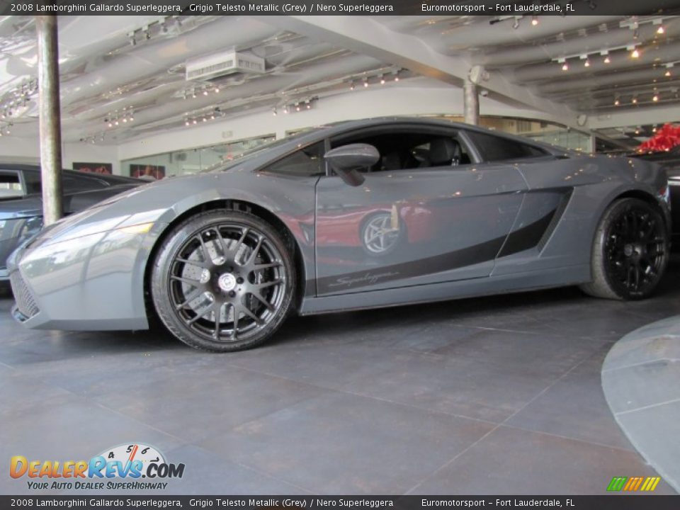 2008 Lamborghini Gallardo Superleggera Grigio Telesto Metallic (Grey) / Nero Superleggera Photo #1