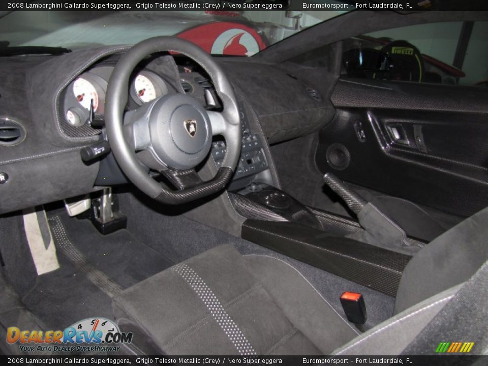 Nero Superleggera Interior - 2008 Lamborghini Gallardo Superleggera Photo #2