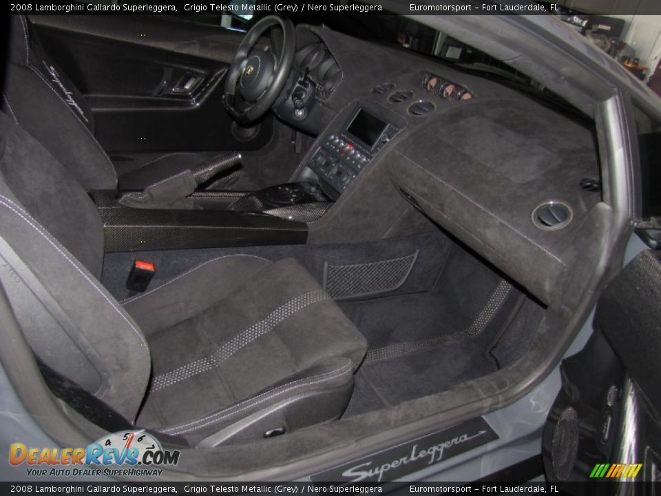 Nero Superleggera Interior - 2008 Lamborghini Gallardo Superleggera Photo #3