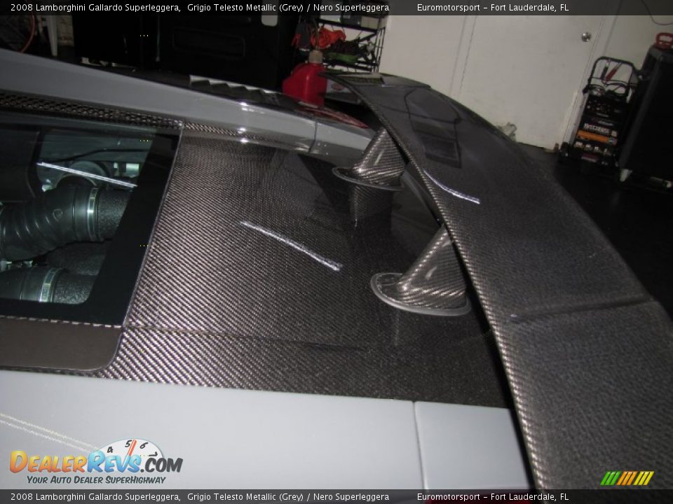 2008 Lamborghini Gallardo Superleggera Grigio Telesto Metallic (Grey) / Nero Superleggera Photo #8
