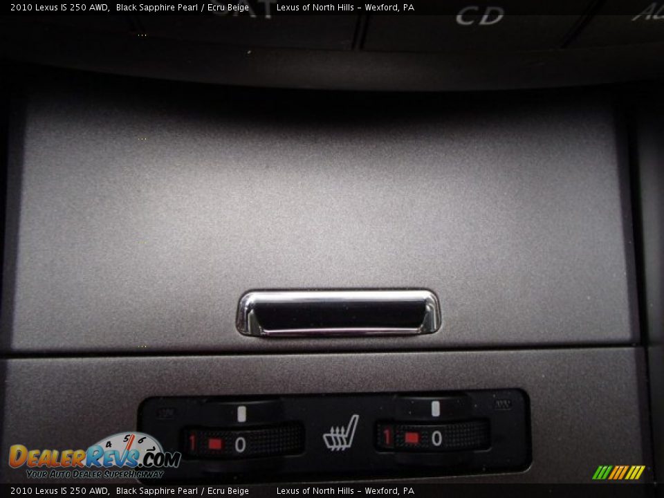 2010 Lexus IS 250 AWD Black Sapphire Pearl / Ecru Beige Photo #17