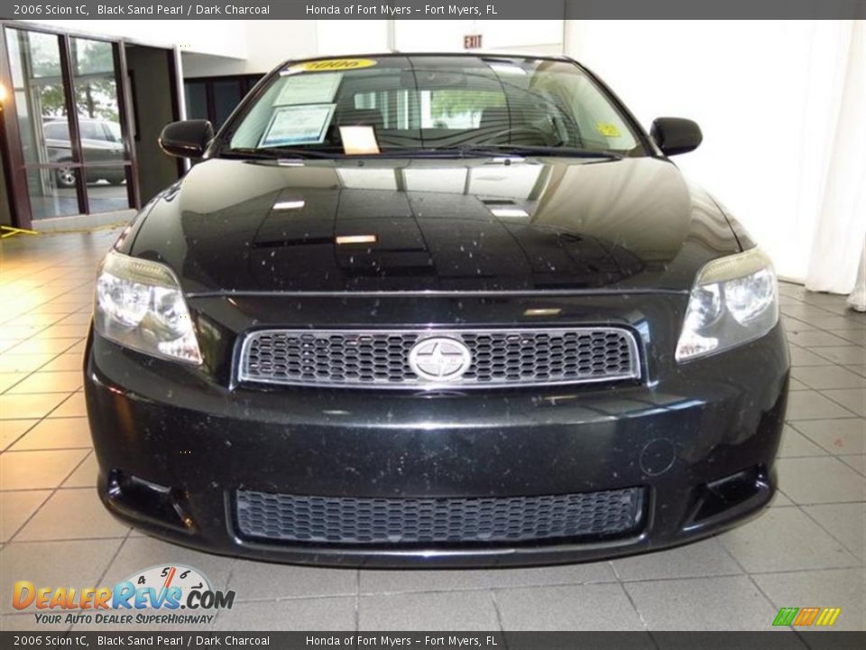 2006 Scion tC Black Sand Pearl / Dark Charcoal Photo #2