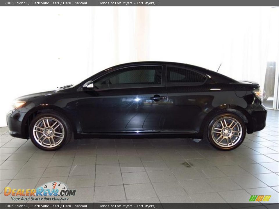 2006 Scion tC Black Sand Pearl / Dark Charcoal Photo #4