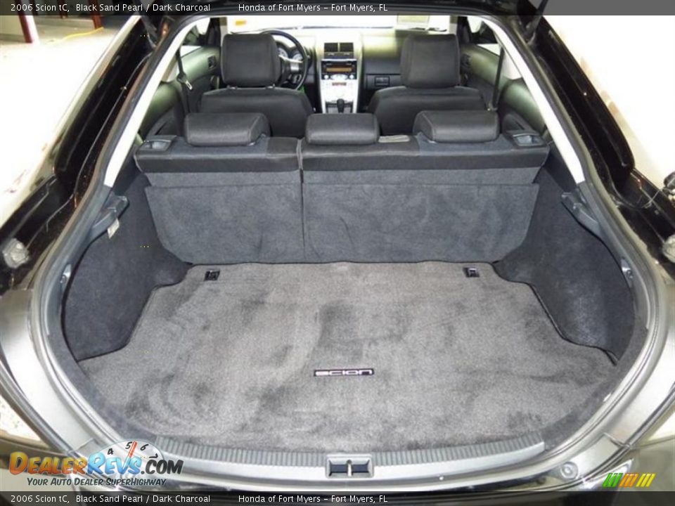 2006 Scion tC Black Sand Pearl / Dark Charcoal Photo #9