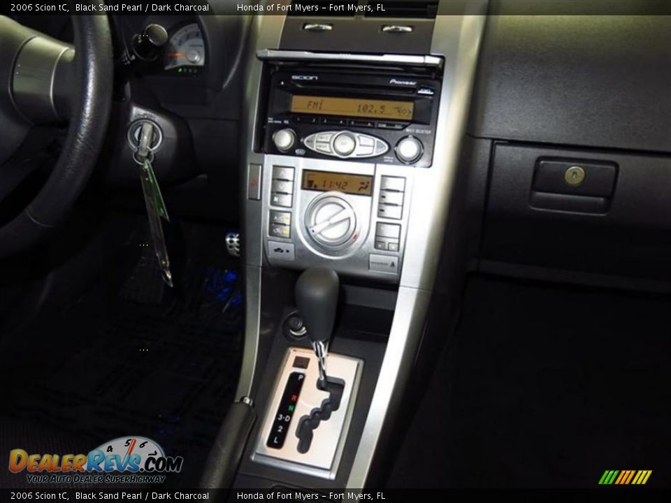 2006 Scion tC Black Sand Pearl / Dark Charcoal Photo #13