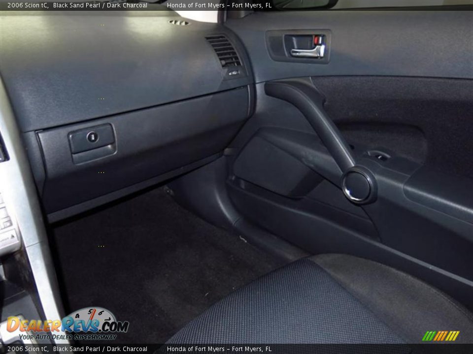 2006 Scion tC Black Sand Pearl / Dark Charcoal Photo #14