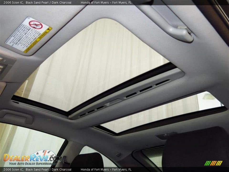 2006 Scion tC Black Sand Pearl / Dark Charcoal Photo #19