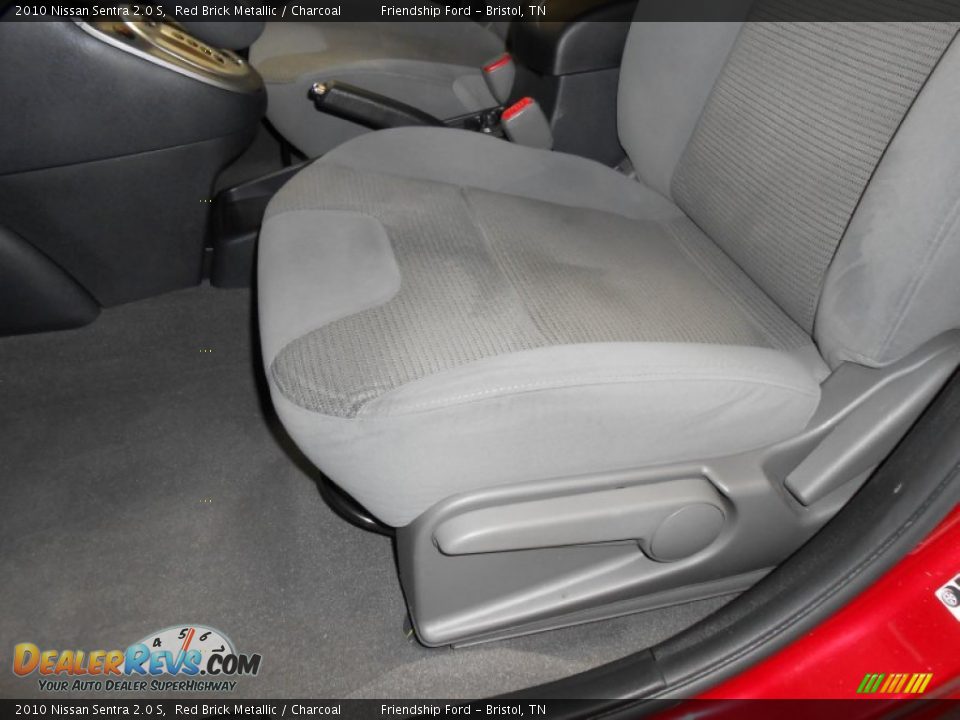 2010 Nissan Sentra 2.0 S Red Brick Metallic / Charcoal Photo #12