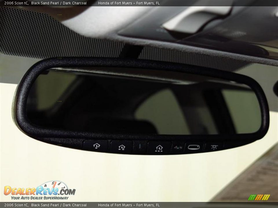 2006 Scion tC Black Sand Pearl / Dark Charcoal Photo #21