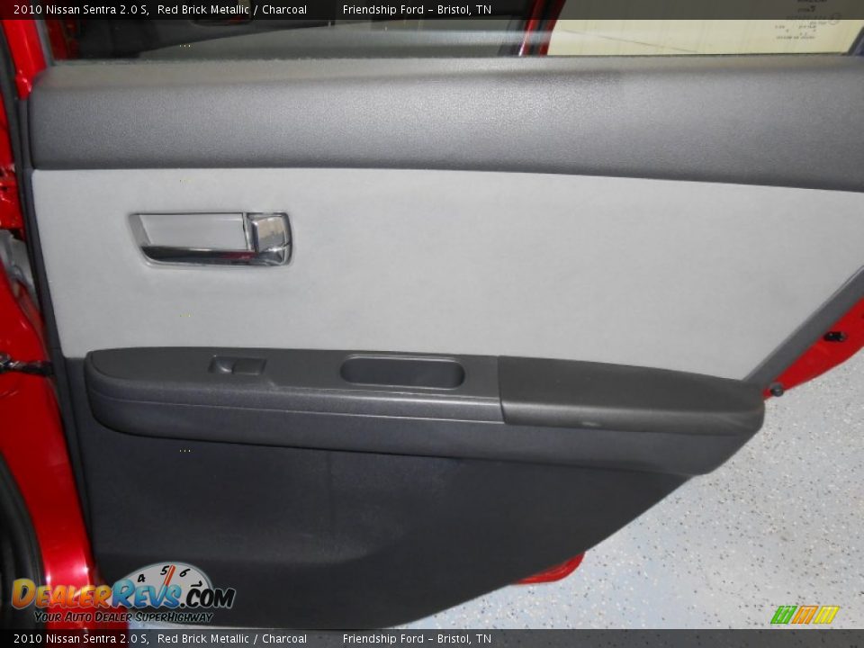 2010 Nissan Sentra 2.0 S Red Brick Metallic / Charcoal Photo #19