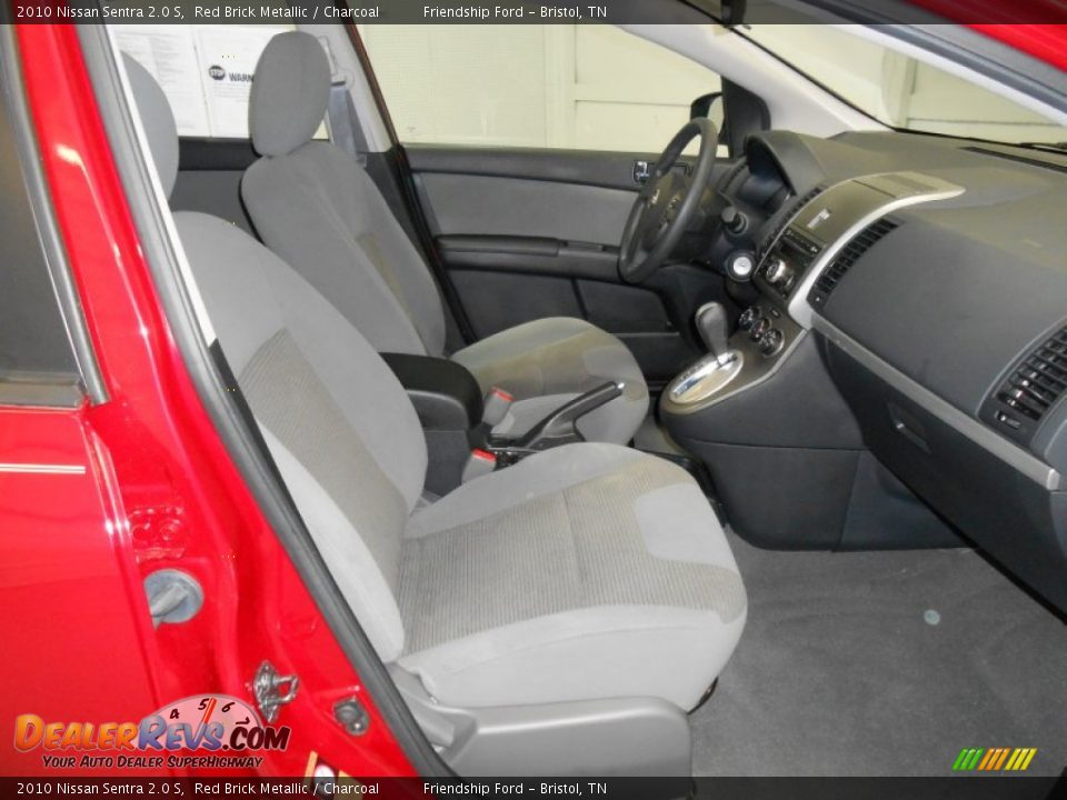 2010 Nissan Sentra 2.0 S Red Brick Metallic / Charcoal Photo #20