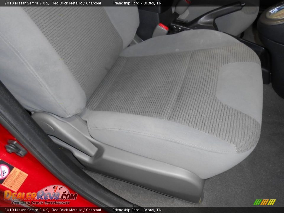 2010 Nissan Sentra 2.0 S Red Brick Metallic / Charcoal Photo #21