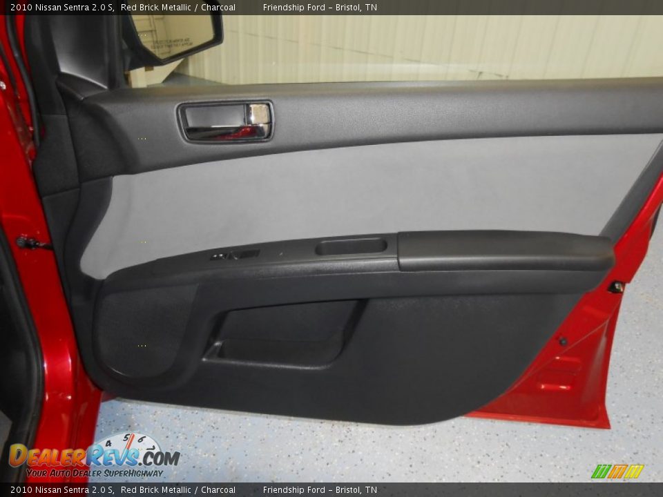 2010 Nissan Sentra 2.0 S Red Brick Metallic / Charcoal Photo #22