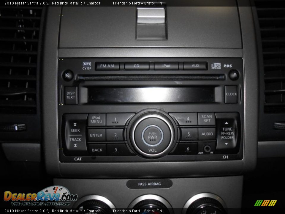 2010 Nissan Sentra 2.0 S Red Brick Metallic / Charcoal Photo #24